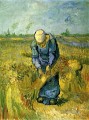 Ländliche Frauen verbindliche Garben nach Hirse Vincent van Gogh